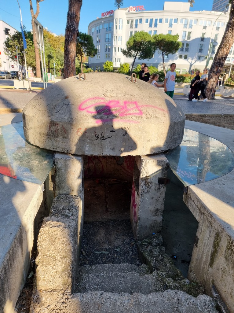 Abandonned bunker in Tirana