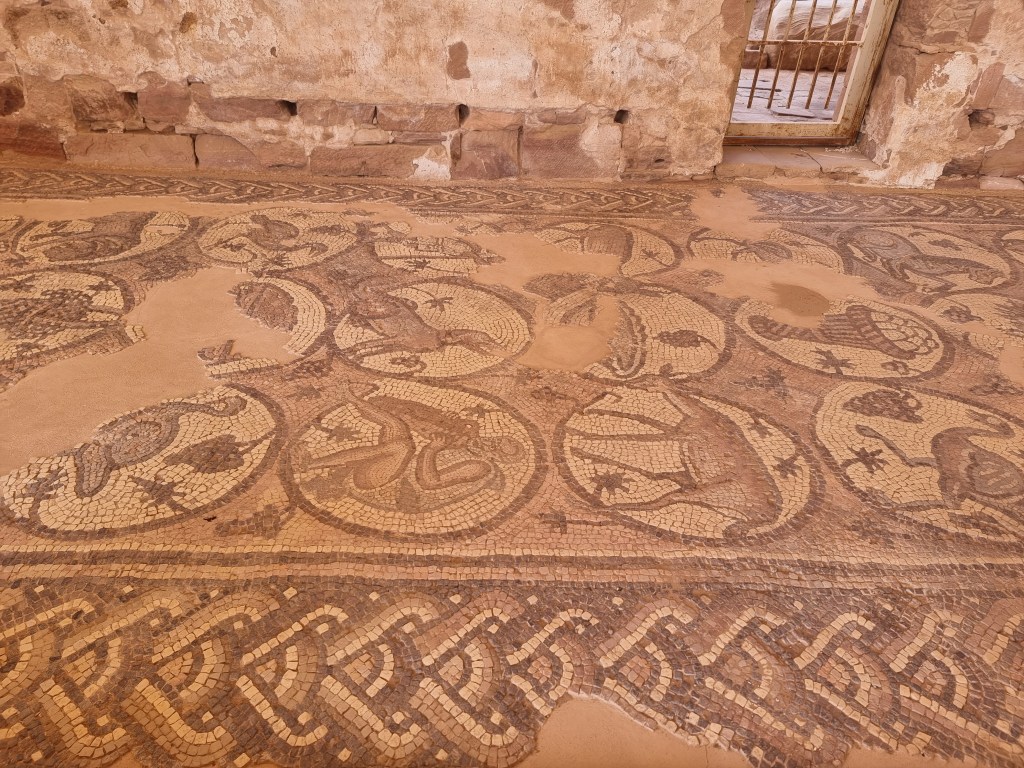 Mosaic in Petra church