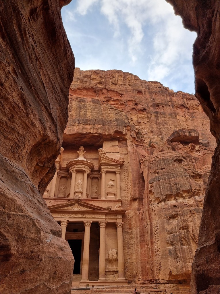View of the treasury from the Siq