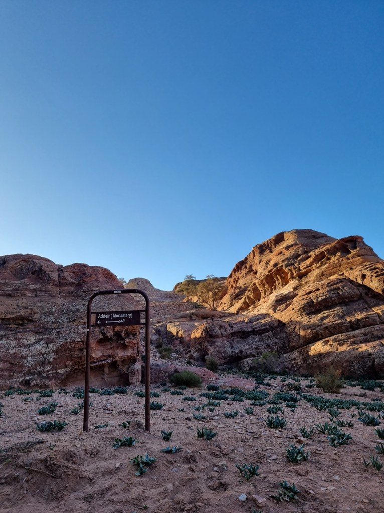 Back door trail to the Monastery