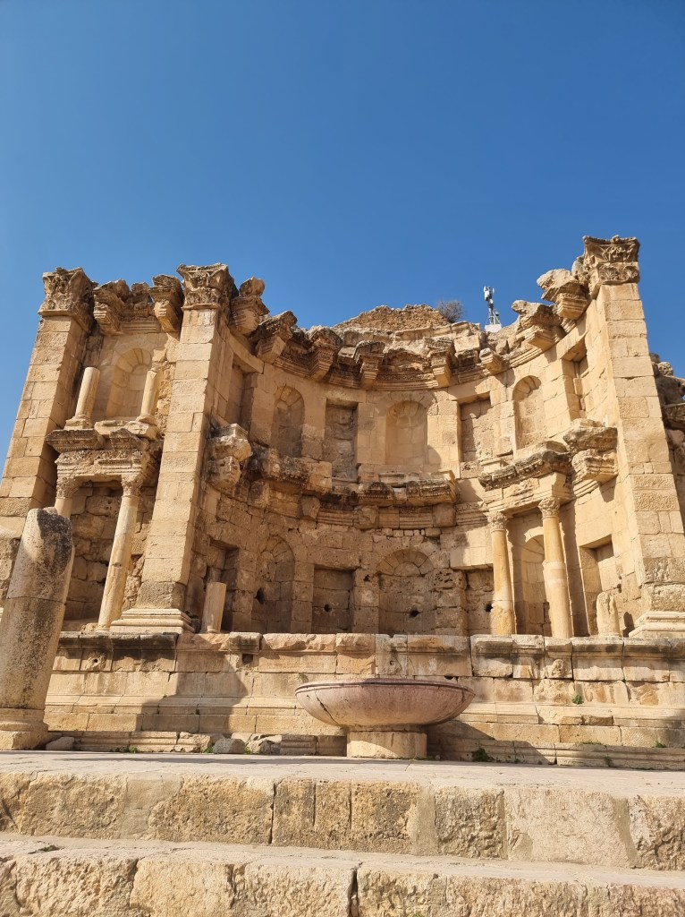 Jerash ruins Nymphaeum