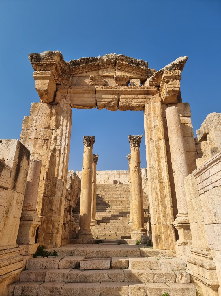 Jerash ruin cathedral
