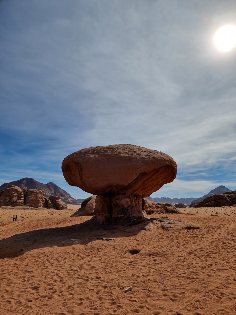 Mushroom rock wadi rum