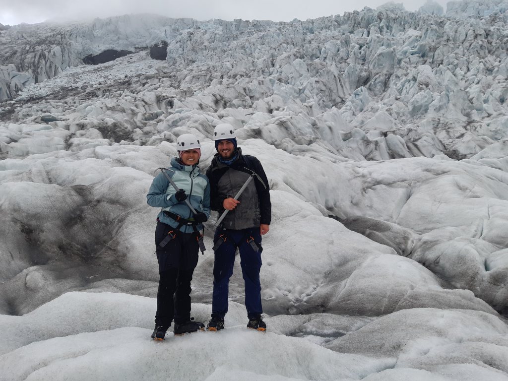 Glacier walk Iceland