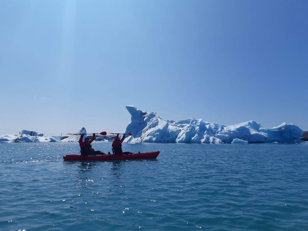 Jökulsárlón kayaking