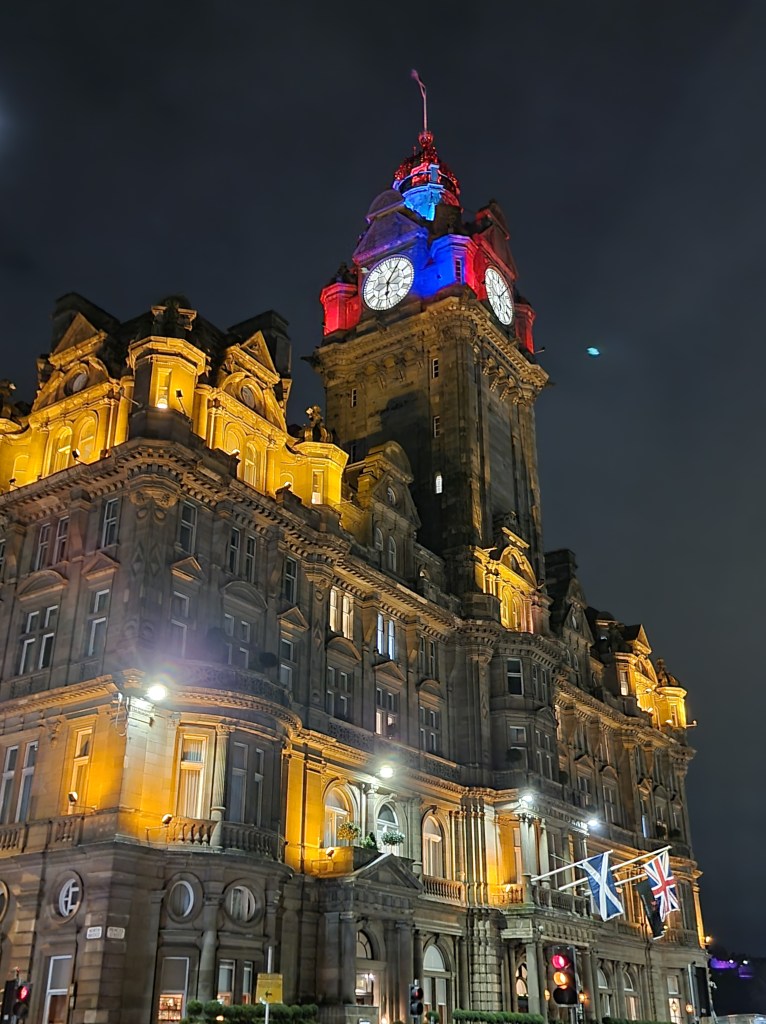 The Balmoral at night