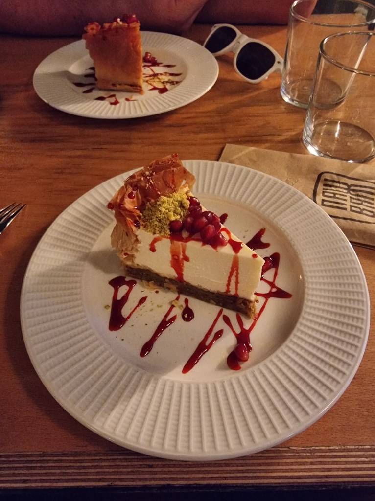 Baklava cheesecake at Pavazh